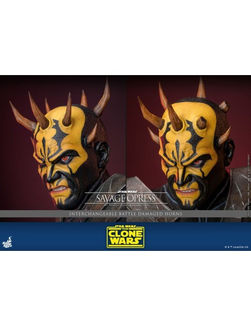 Hot Toys Television Masterpiece Star Wars The Clone Wars Savage Opress 1/6 Scale Collectible Figure