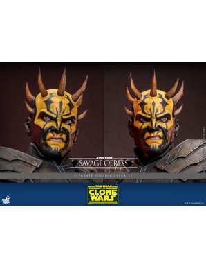 Hot Toys Television Masterpiece Star Wars The Clone Wars Savage Opress 1/6 Scale Collectible Figure