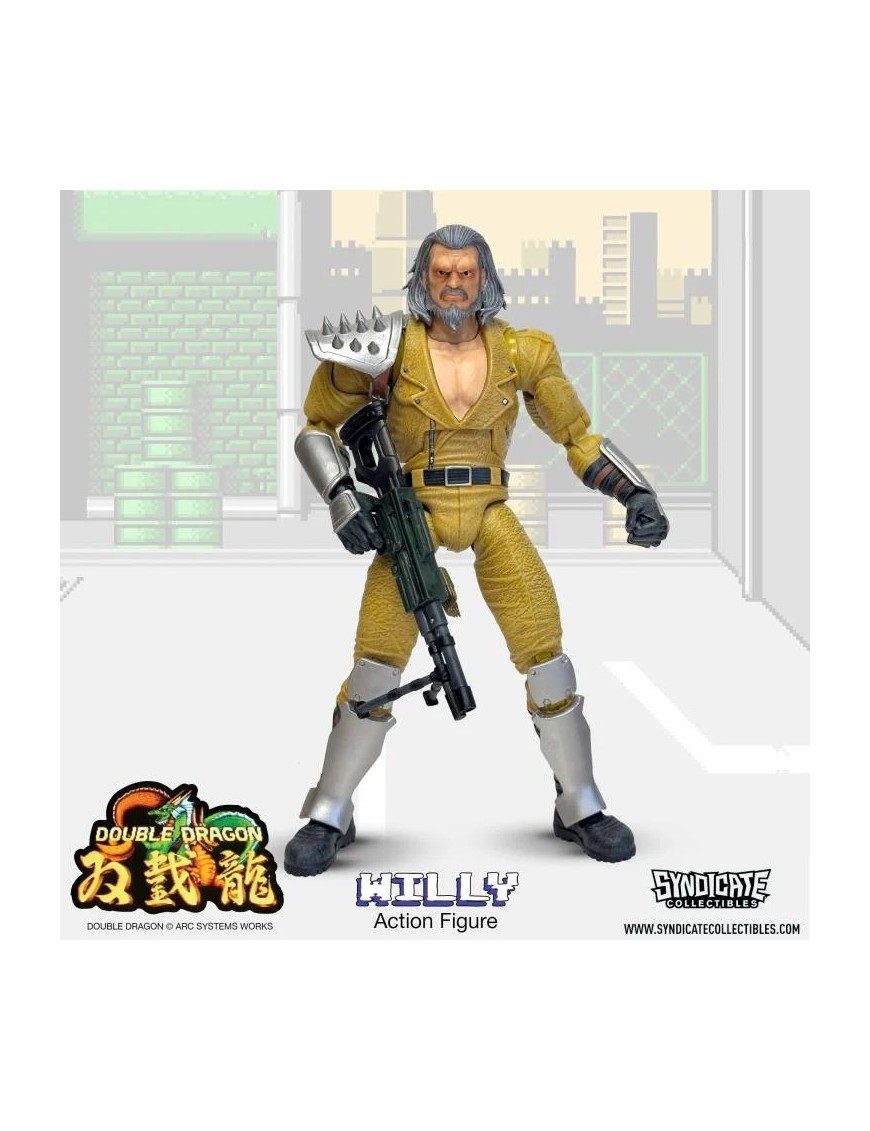Syndicate Collectibles Double Dragon Willy Deluxe Action Figure Syndicate Collectibles Double Dragon Willy Deluxe Action Figure