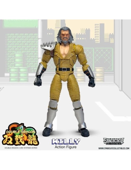 Syndicate Collectibles Double Dragon Willy Deluxe Action Figure