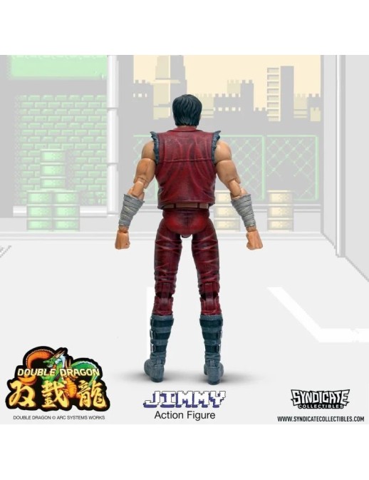 Syndicate Collectibles Double Dragon Jimmy Lee Deluxe Action Figure