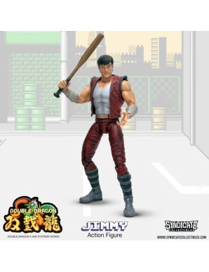 Syndicate Collectibles Double Dragon Jimmy Lee Deluxe Action Figure