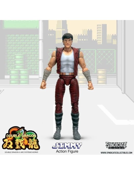 Syndicate Collectibles Double Dragon Jimmy Lee Deluxe Action Figure