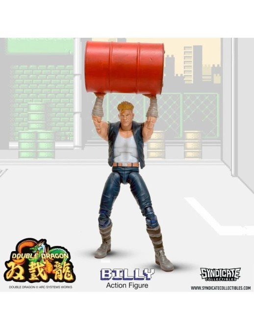 Syndicate Collectibles Double Dragon Billy Lee Deluxe Action Figure