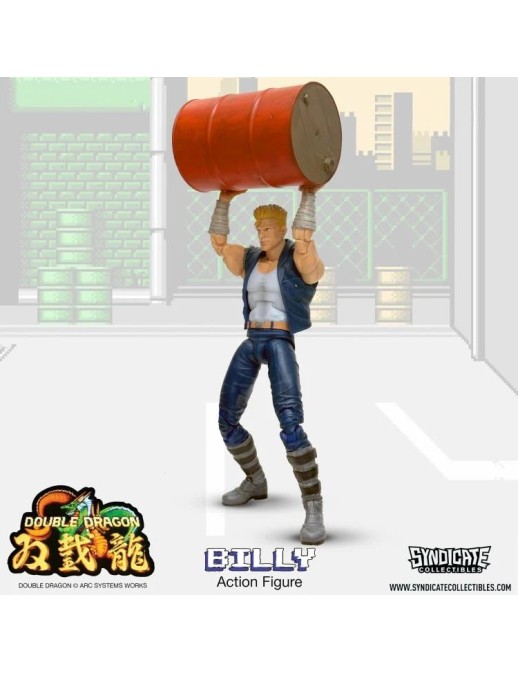 Syndicate Collectibles Double Dragon Billy Lee Deluxe Action Figure