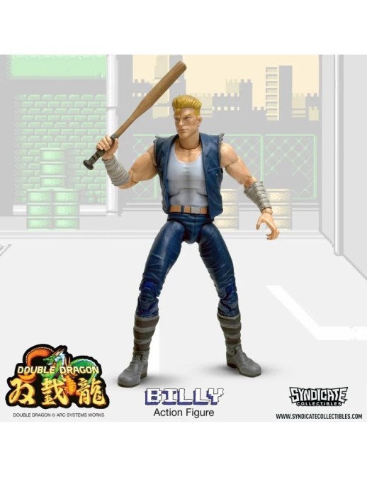 Syndicate Collectibles Double Dragon Billy Lee Deluxe Action Figure