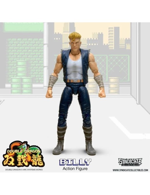 Syndicate Collectibles Double Dragon Billy Lee Deluxe Action Figure