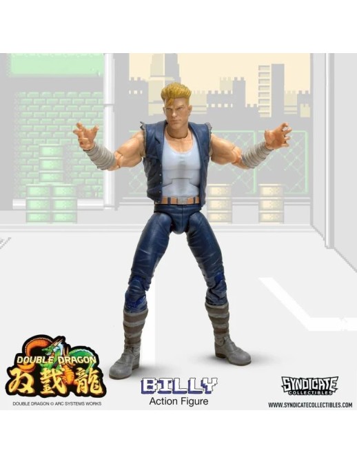 Syndicate Collectibles Double Dragon Billy Lee Deluxe Action Figure