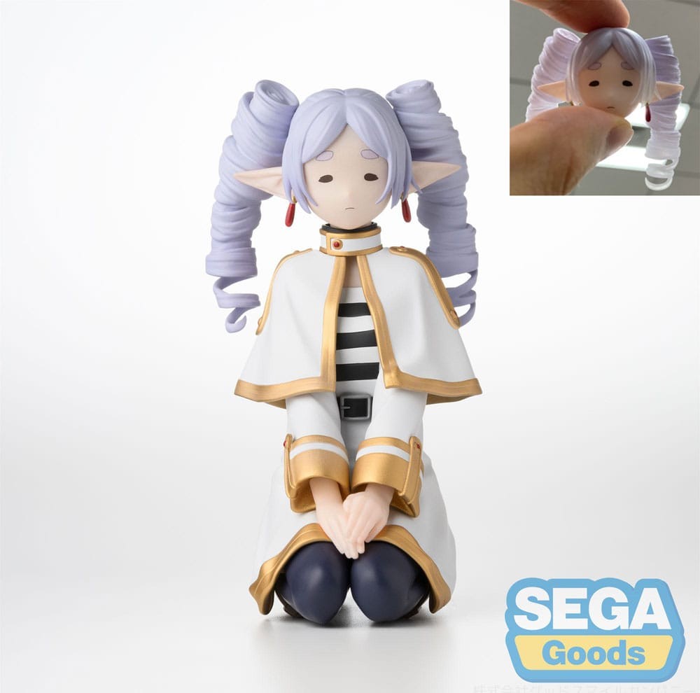 SEGA PREMIUM PERCHING FIGURE FRIEREN BEYOND JOURNEY'S END FRIEREN I HAVE RINGLETS NOW CLEAR VERSION