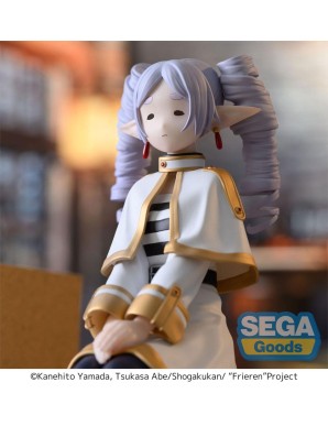 Sega Premium Perching Figure Frieren Beyond Journey's End Frieren I Have Ringlets Now Clear Version