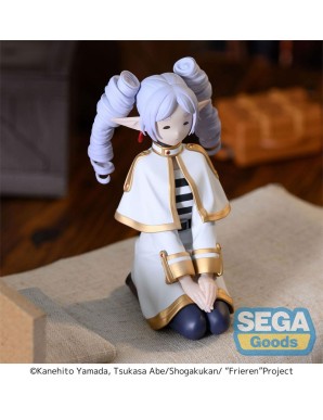 Sega Premium Perching Figure Frieren Beyond Journey's End Frieren I Have Ringlets Now Clear Version