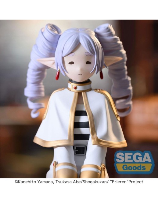 Sega Premium Perching Figure Frieren Beyond Journey's End Frieren I Have Ringlets Now Clear Version