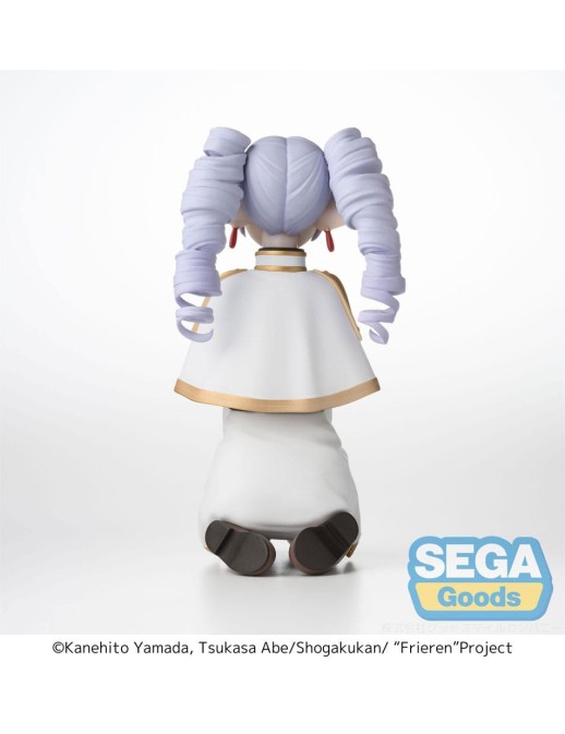 Sega Premium Perching Figure Frieren Beyond Journey's End Frieren I Have Ringlets Now Clear Version