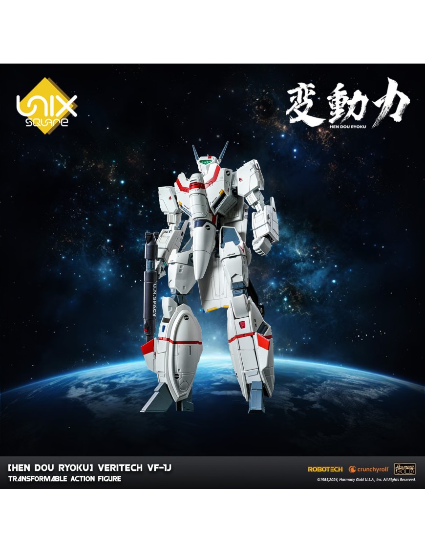 Unix Square Trans-Action Power Series Robotech VF-1J Veritech