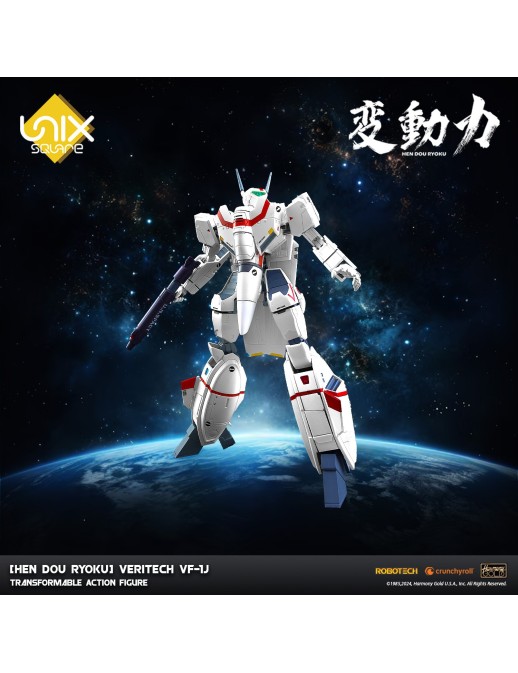 Unix Square Trans-Action Power Series Robotech VF-1J Veritech