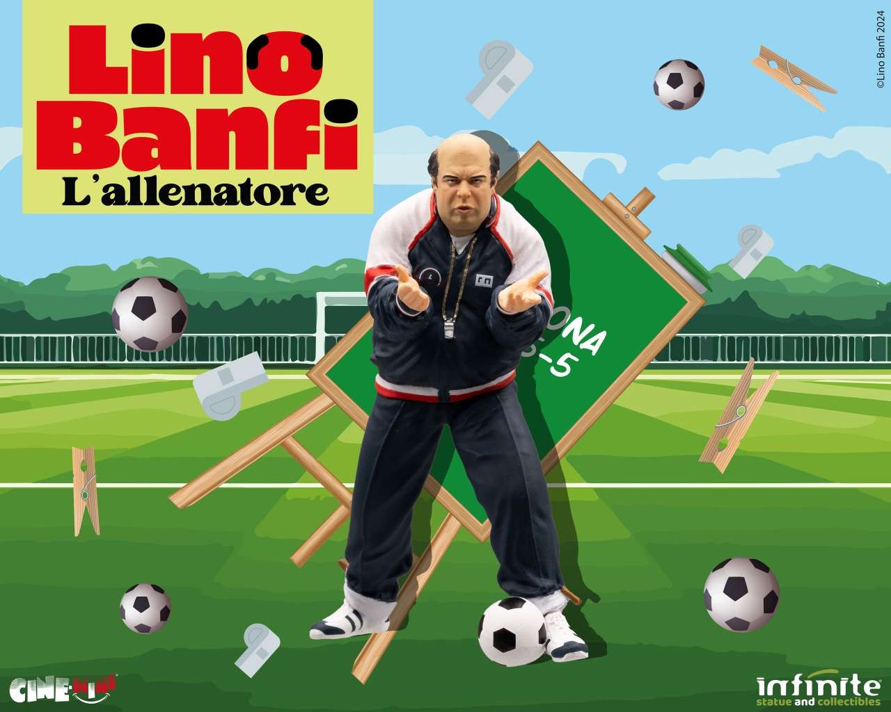 INFINITE STATUE & COLLECTIBLES CINEMINI LINO BANFI L’ALLENATORE