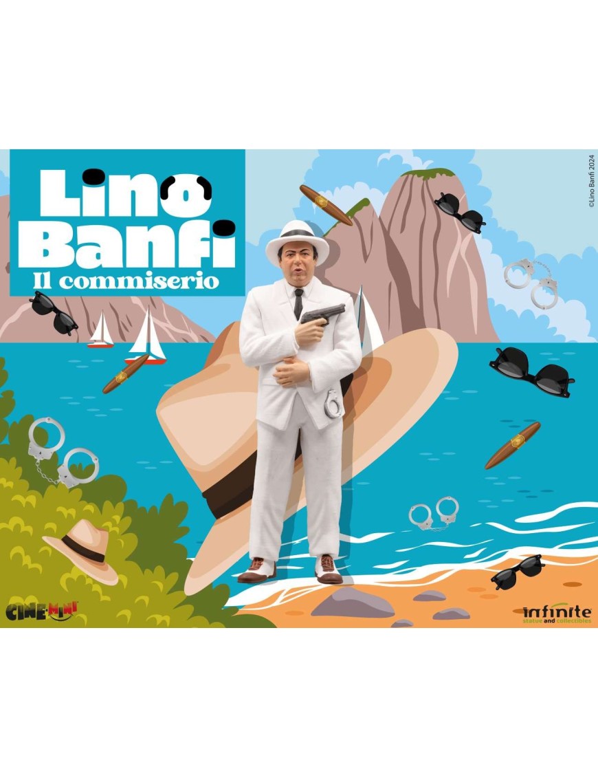 Infinite Statue & Collectibles CineMini Lino Banfi Il Commisserio Infinite Statue & Collectibles CineMini Lino Banfi Il Commisserio