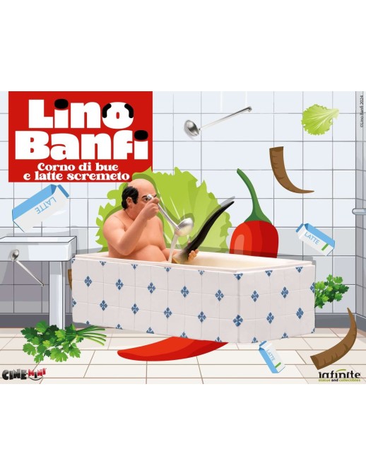 Infinite Statue & Collectibles CineMini Lino Banfi Corno di Bue e Latte Scremeto