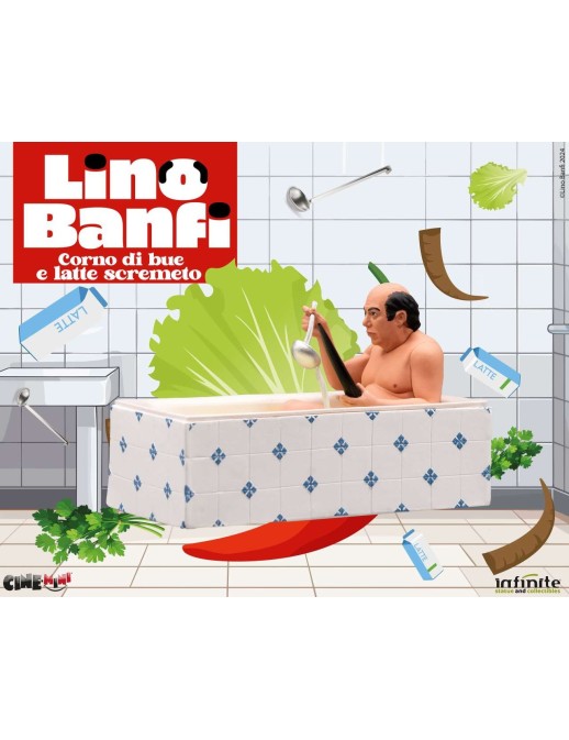 Infinite Statue & Collectibles CineMini Lino Banfi Corno di Bue e Latte Scremeto