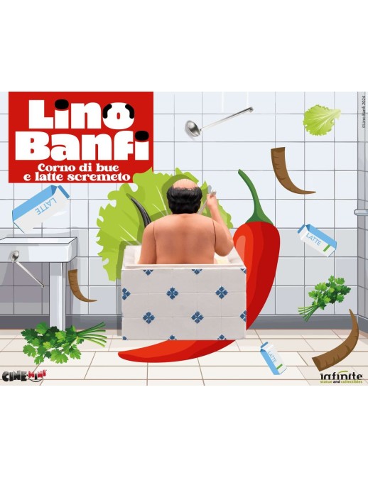 Infinite Statue & Collectibles CineMini Lino Banfi Corno di Bue e Latte Scremeto