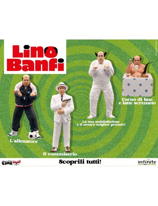 Infinite Statue & Collectibles CineMini Lino Banfi Corno di Bue e Latte Scremeto