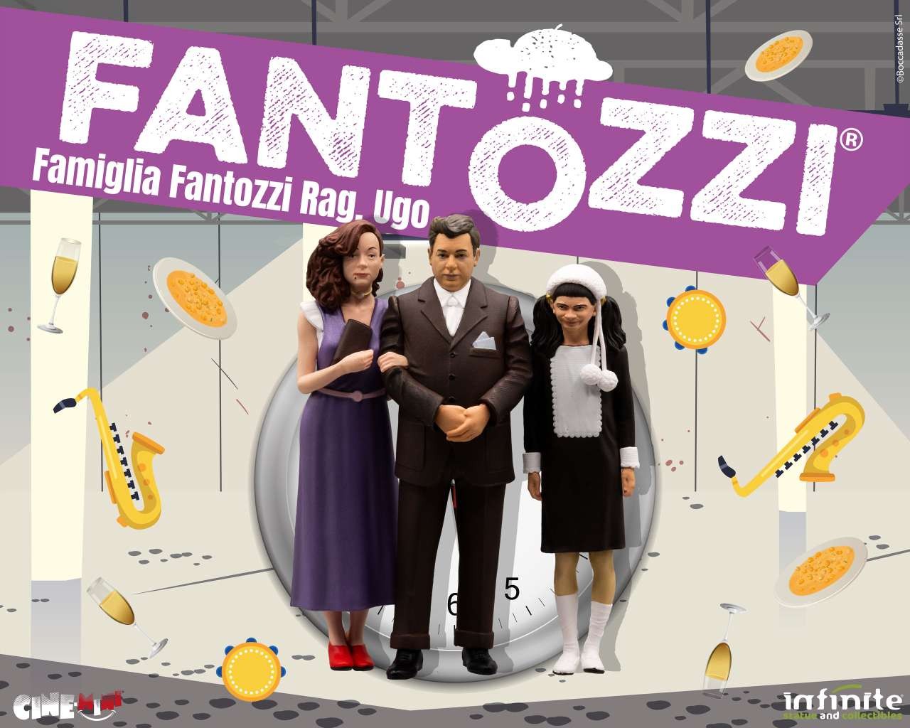 INFINITE STATUE & COLLECTIBLES CINEMINI FANTOZZI FAMIGLIA FANTOZZI RAG. UGO