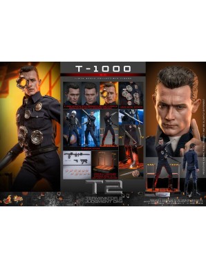 Hot Toys Movie Masterpiece Terminator 2 Judgement Day T-1000 2.0 1/6 Scale Collectible Figure