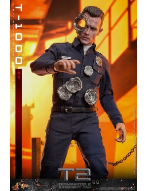 Hot Toys Movie Masterpiece Terminator 2 Judgement Day T-1000 2.0 1/6 Scale Collectible Figure