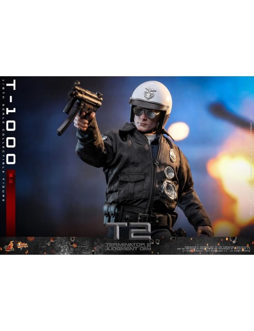 Hot Toys Movie Masterpiece Terminator 2 Judgement Day T-1000 2.0 1/6 Scale Collectible Figure