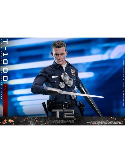 Hot Toys Movie Masterpiece Terminator 2 Judgement Day T-1000 2.0 1/6 Scale Collectible Figure