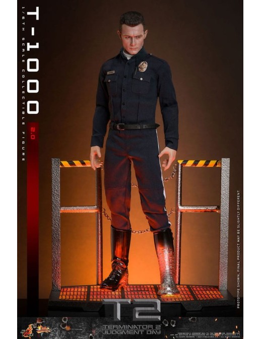 Hot Toys Movie Masterpiece Terminator 2 Judgement Day T-1000 2.0 1/6 Scale Collectible Figure