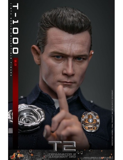 Hot Toys Movie Masterpiece Terminator 2 Judgement Day T-1000 2.0 1/6 Scale Collectible Figure