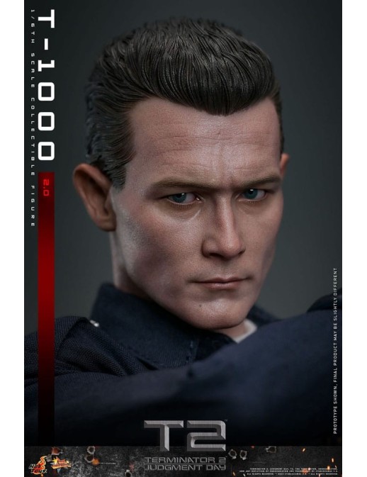 Hot Toys Movie Masterpiece Terminator 2 Judgement Day T-1000 2.0 1/6 Scale Collectible Figure