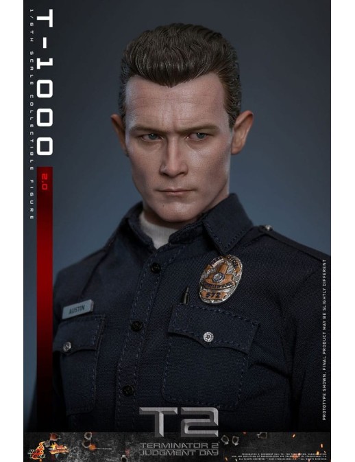 Hot Toys Movie Masterpiece Terminator 2 Judgement Day T-1000 2.0 1/6 Scale Collectible Figure