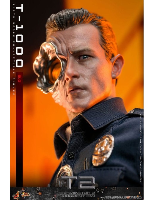 Hot Toys Movie Masterpiece Terminator 2 Judgement Day T-1000 2.0 1/6 Scale Collectible Figure