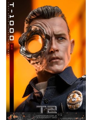 Hot Toys Movie Masterpiece Terminator 2 Judgement Day T-1000 2.0 1/6 Scale Collectible Figure