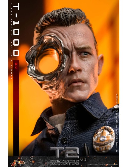 Hot Toys Movie Masterpiece Terminator 2 Judgement Day T-1000 2.0 1/6 Scale Collectible Figure