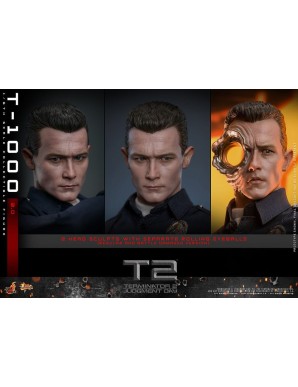 Hot Toys Movie Masterpiece Terminator 2 Judgement Day T-1000 2.0 1/6 Scale Collectible Figure