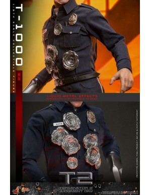 Hot Toys Movie Masterpiece Terminator 2 Judgement Day T-1000 2.0 1/6 Scale Collectible Figure