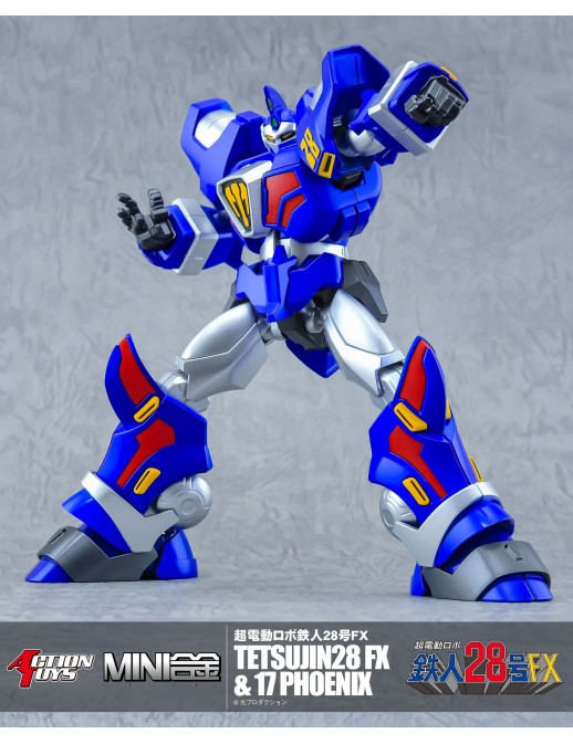 Action Toys Mini Gokin Tetsujin 28 FX & Tetsujin 17 Phoenix