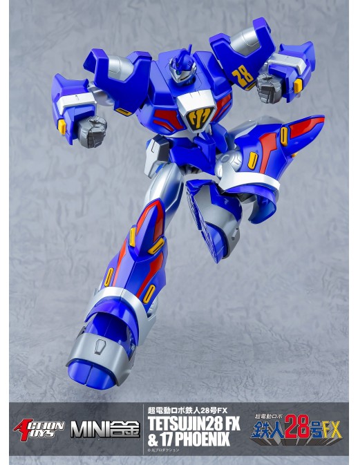 Action Toys Mini Gokin Tetsujin 28 FX & Tetsujin 17 Phoenix