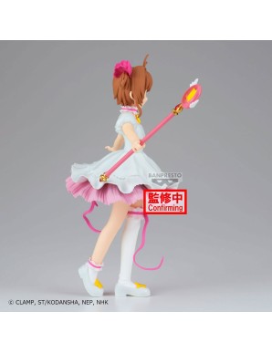 Banpresto Cardcaptor Sakura Clow Card Sakura Kinomoto White Dress Version