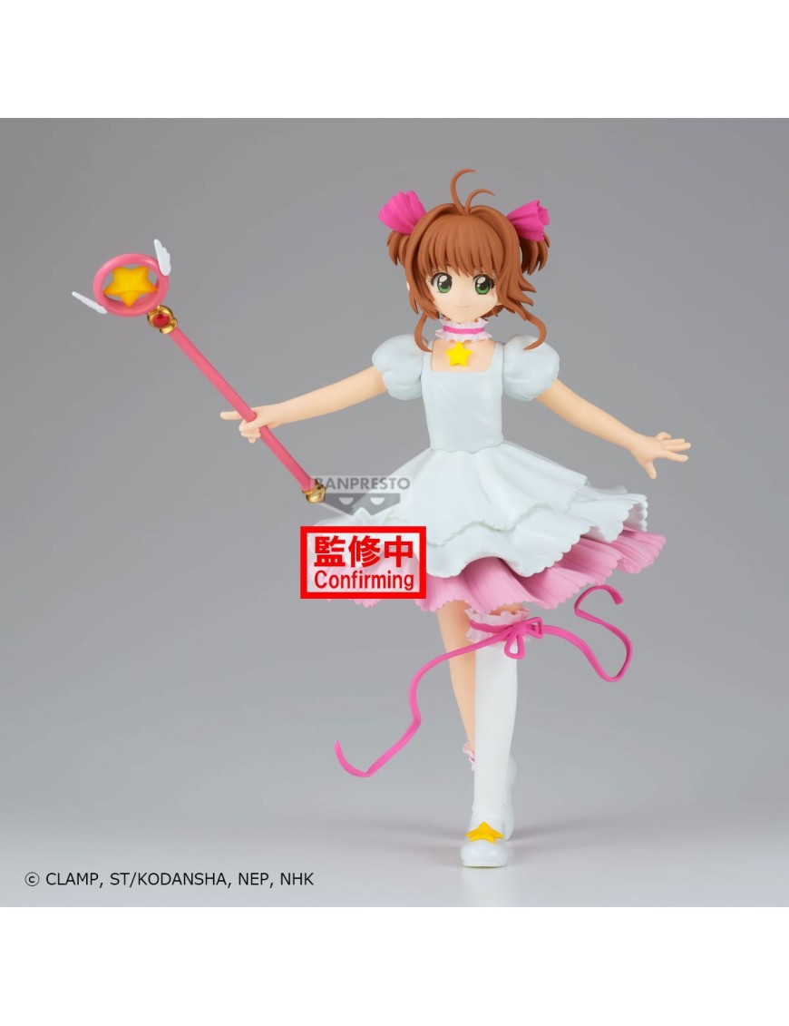 Banpresto Cardcaptor Sakura Clow Card Sakura Kinomoto White Dress Version Banpresto Cardcaptor Sakura Clow Card Sakura Kinomoto White Dress Version