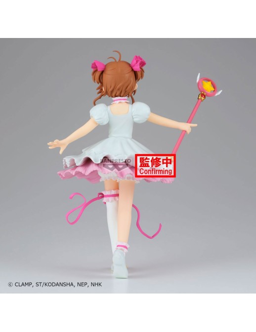 Banpresto Cardcaptor Sakura Clow Card Sakura Kinomoto White Dress Version