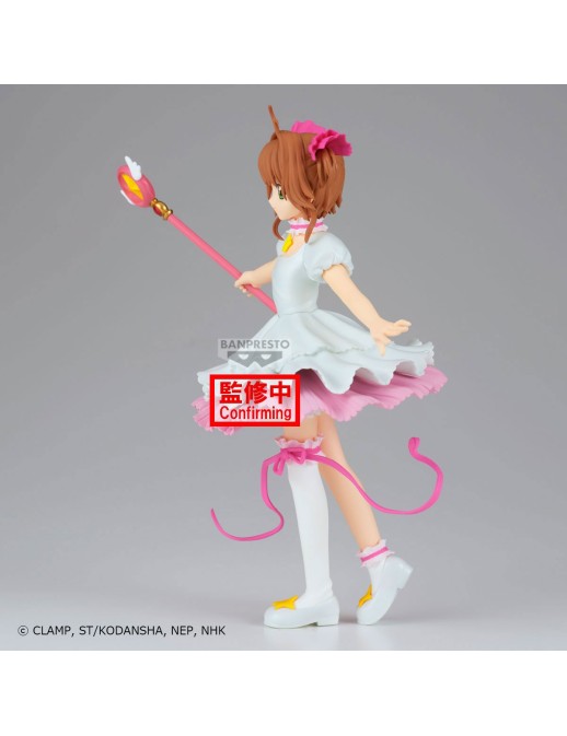 Banpresto Cardcaptor Sakura Clow Card Sakura Kinomoto White Dress Version