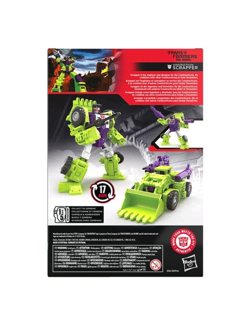 Hasbro Transformers The Movie Studio Series 86 Constructicon Scrapper