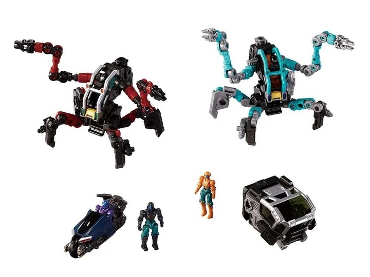 TAKARA TOMY DIACLONE REBOOT D VEHICLES SET 7