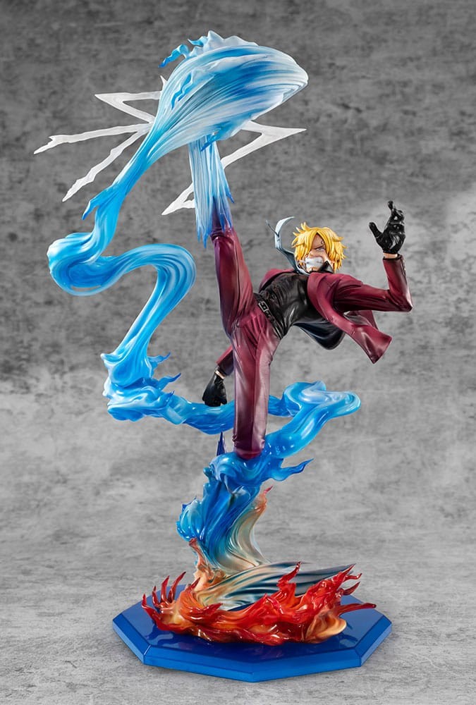 MEGAHOUSE P.O.P. PORTRAIT OF PIRATES ONE PIECE K-MAXIMUM SANJI MEGATREA EXCLUSIVE