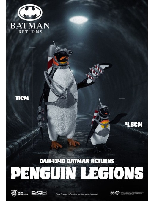 Beast Kingdom Dynamic 8ction Heroes DAH-134B Batman Returns Penguin Legions Set