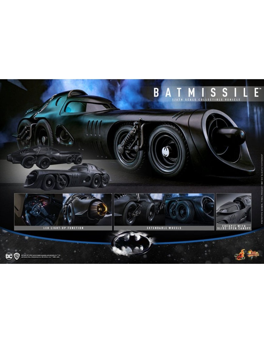 Hot Toys Movie Masterpiece Batman Returns Batmissile 1/6 Scale Collectible Vehicle Hot Toys Movie Masterpiece Batman Returns Batmissile 1/6 Scale Collectible Vehicle